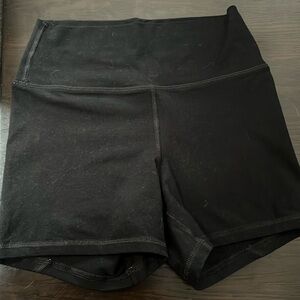 Fleo black high waisted shorts